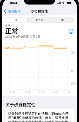 美姑iPhone手机维修如何在iPhone开启'步行稳定性通知'