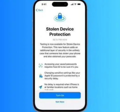 美姑苹果授权维修店分享被盗设备保护功能开启方法 