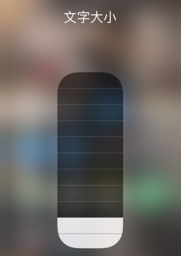 美姑苹果手机维修分享小技巧：在 iPhone 控制中心快速调节字体大小 